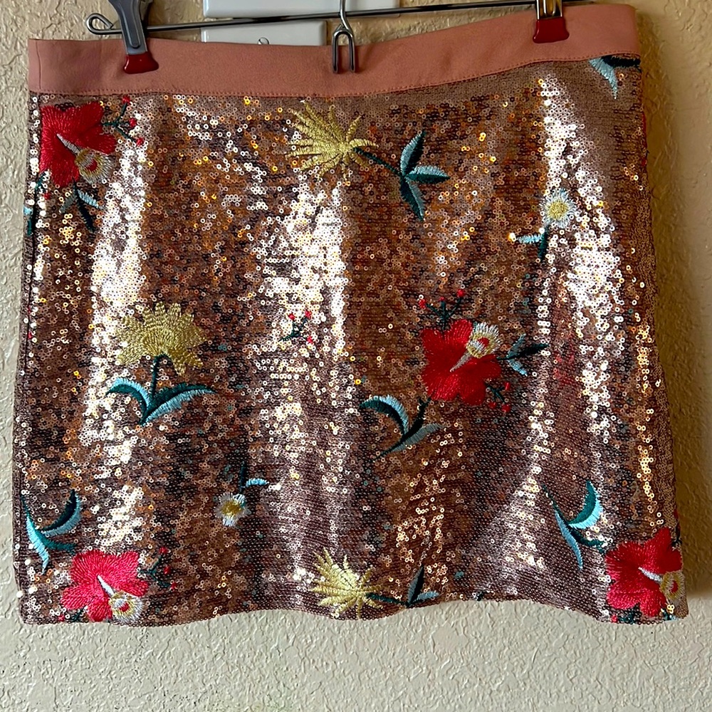 Rose Gold Sequin Mini